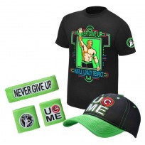 WWE комплект рестлера Джона Сины, John Cena, "Neon", Черная