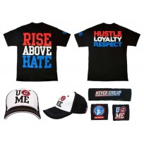 WWE комплект рестлера Джона Сины, John Cena, Rise Above Hate
