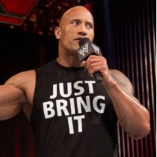 WWE Майка рестлера Скалы, The Rock, Brahma Bull, Dwayne Johnson